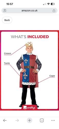 Smiffys king arthur medieval - smiffys,