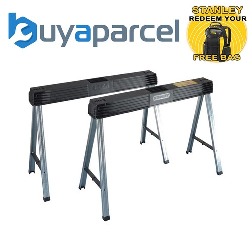 Stanley folding saw horse - stanley, pair