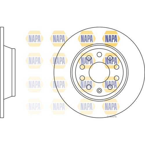 Brake discs solid for vw - 2x,