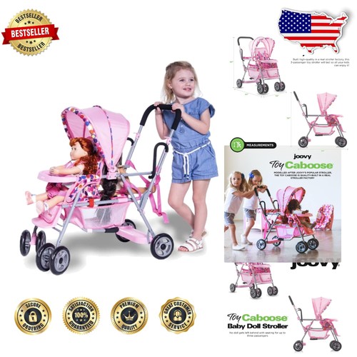 Toy stroller holds - 3, dolls