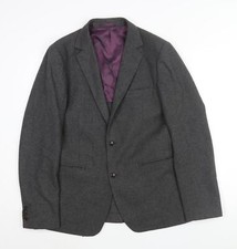 Duchamp Mens Grey Wool Jacket