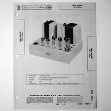 Leak Model TL/12 Plus AC Tube Audio Amplifier - SAMS Photofact ™ 1959 New