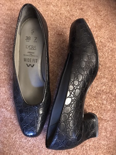Black patent vintage 80s 90s - black,