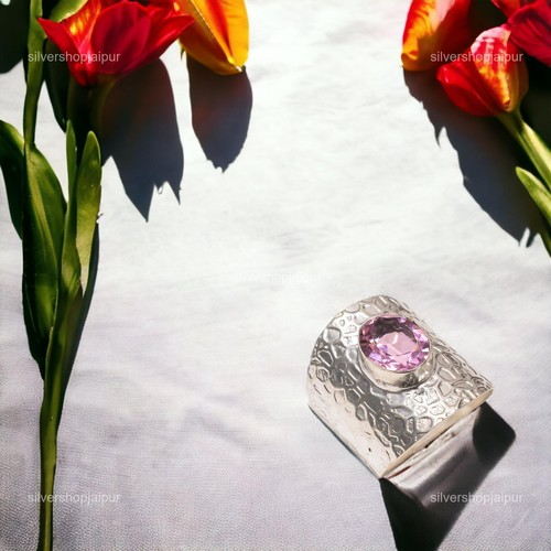 925 silver oval cut kunzite - 925,