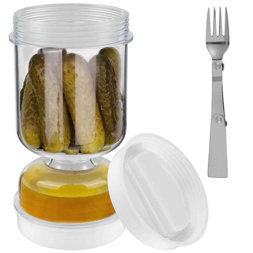 Olive and pickle strainer jar - pickle,