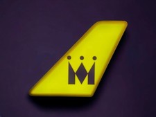 Led Lit Monarch Airlines Aircraft Tail Fin.