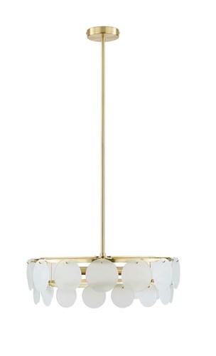 Glass circle light - glass, 5-light