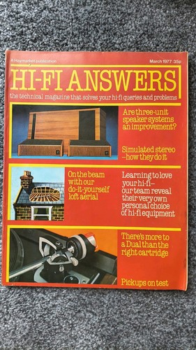 Vintage magazine hi fi - magazine, hi-fi