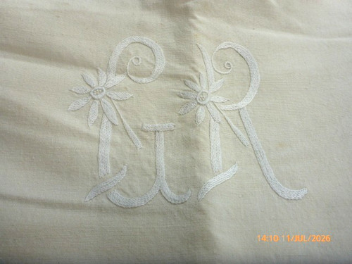Vintage french metis linen - vintage,