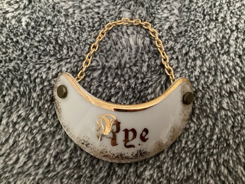 Vintage limoges decanter label - decanter,