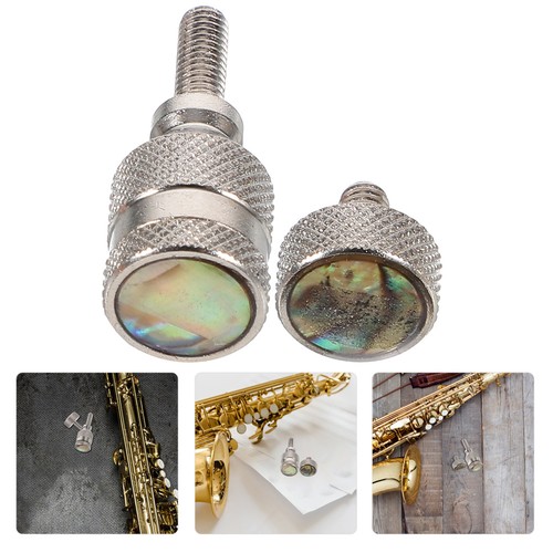 Silver metal saxophone neck - metal,