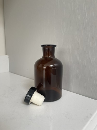125ml glass amber apothecary - 125ml,