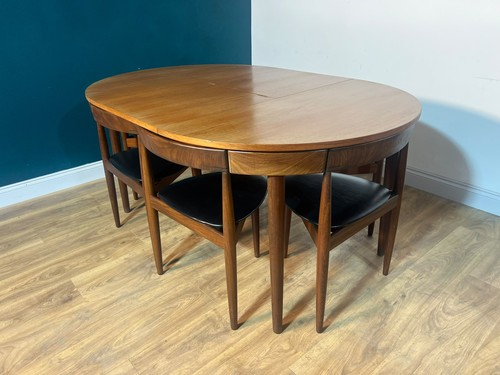 Teak dining table - table, 6