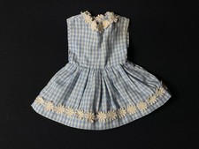 Vintage 1960s blue gingham