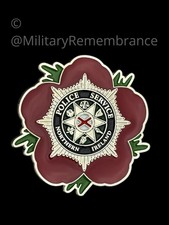 Police Service Northern Ireland PSNI Remembrance Flower Lapel Pin (POL27)