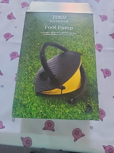 Tesco outdoor foot pump airbed - outdoor,