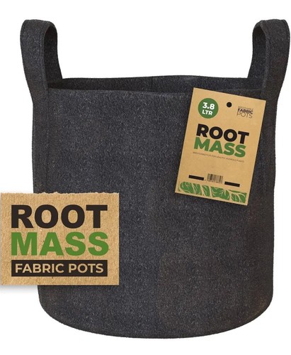 Root mass black fabric - black,