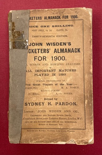 1900 wisden softback - -, near