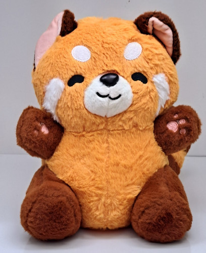 Red panda teddy - panda, 9"x