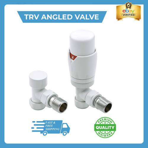 Angled trv radiator valve - radiator,