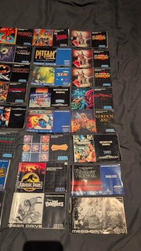 Various megadrive manuals - megadrive,