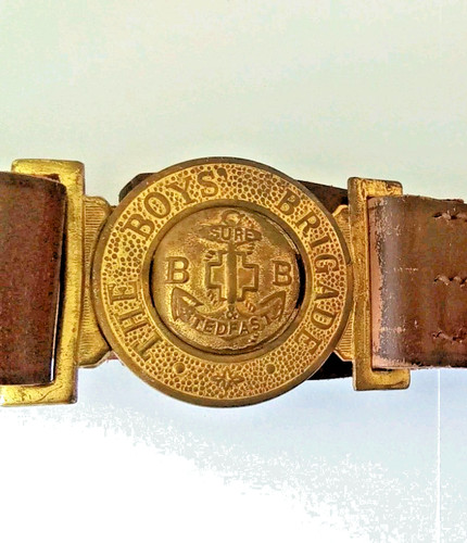 Boys brigade brown leather - brown,