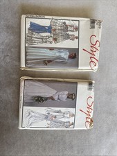 2 Vintage Ladies Wedding Dress