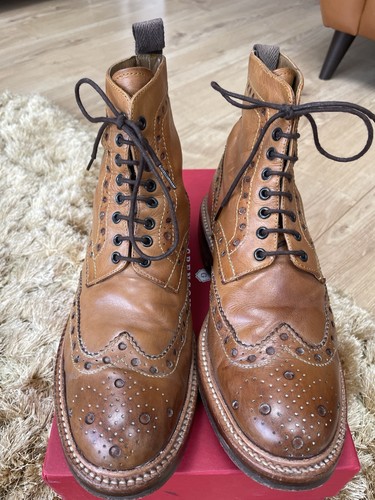 Grenson archie brogue boots - boots, 8