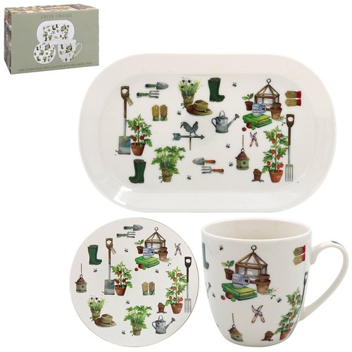 Green fingers snack set - fingers,