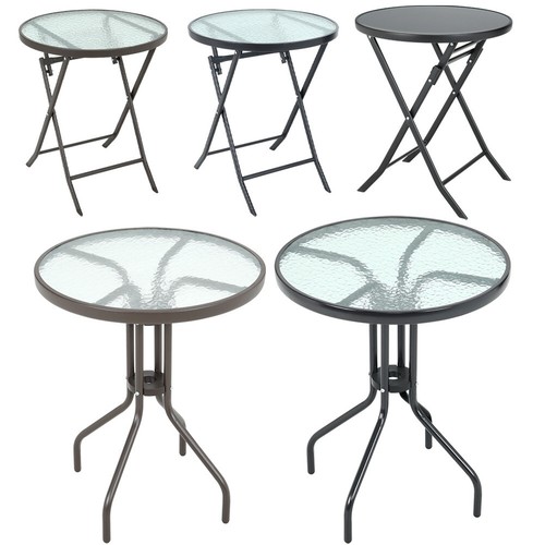 Modern round table - table, patio
