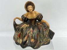 Rare Wade Art Deco Curtsey Cellulose Lady Figurine Vintage 1930s