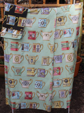 PIERRE FREY L' Empire Du The Menthe Fabric Tea Cups Showroom Sample