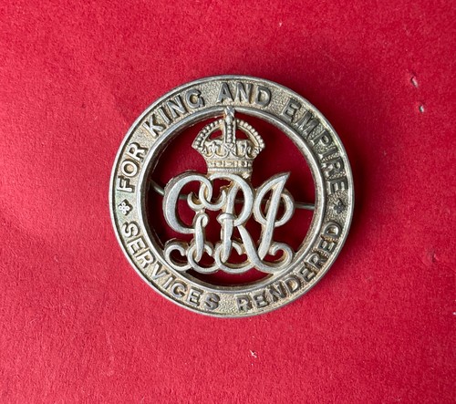 Vintage war wound - silver, pin