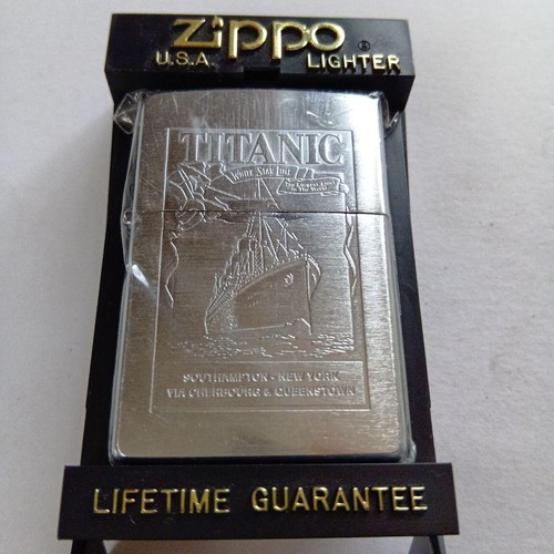 Titanic zippo lighter - zippo, lighter,