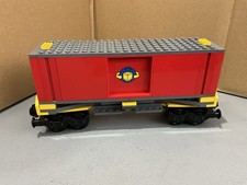 Lego Red Cargo Train Box Car 7939