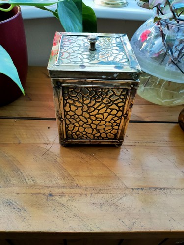 Brass plated vintage - vintage, caddy