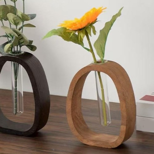 Test tube vase terrarium with - vase,