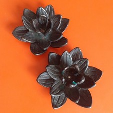 2 Vintage Retro Cast Iron