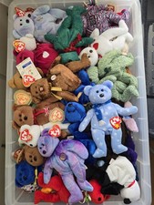 10x Ty Beanie Babies Bundle Random Job Lot Lucky Dip Collection Large Bulk