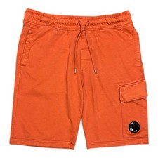 C.P. Company Cargo Shorts M Orange Authentic Cotton Bottoms Sweatpants Men CP