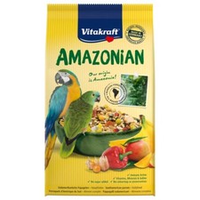 Vitakraft Amazonian Bird Cage Food Seed 750g Parrot Macaw and Conure 1x or 2x Pk