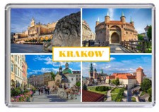 Krakow, Poland Fridge Magnet 01