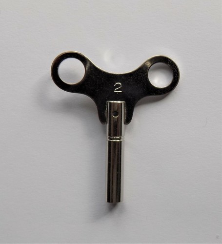 New steel winding clock key - steel,
