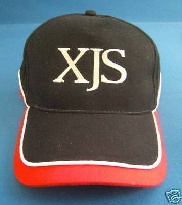 Jaguar xjs cap black with - jaguar, red