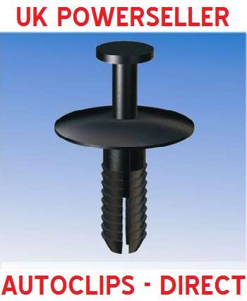 Bumper plastic rivet pin clips - plastic,