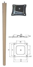 Wooden Tapered BEECH & OAK