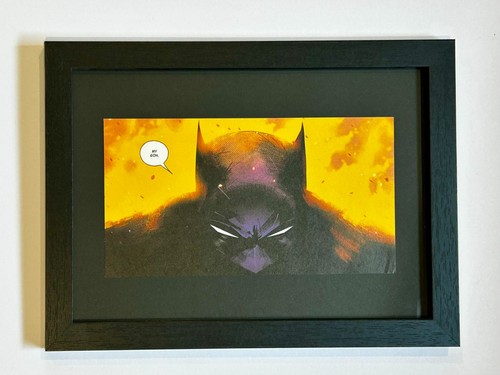 Batman framed comic art - framed,