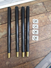 FOUR VINTAGE HEAVY DUTY BLACK