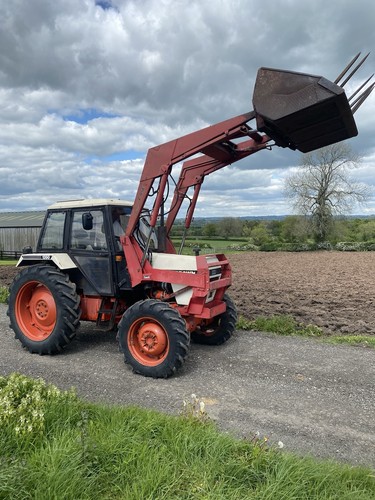 David brown 1390 4wd loader - brown,