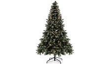 Habitat 8ft Pre lit Blue Oscar With Pine Cone Christmas Tree (9595231)